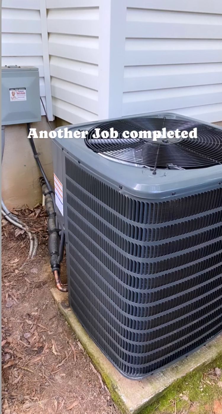 Completed residential condenser job